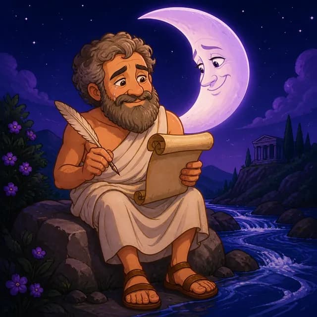 The Poet, illustrated